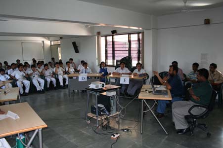 Inter-school environment quiz in progress